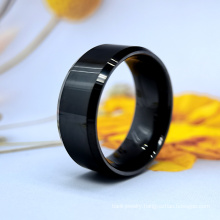 10mm IP Black Plating Handsome Cool Man Tungsten Jewelry Rings